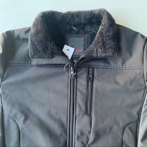 Tumi Mens Soft Shell Sherpa Lined Jacket size M